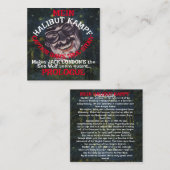 Jack London is het Zee Wolf Captain Dan Whittier A Informatiekaartje (Voorkant / Achterkant)