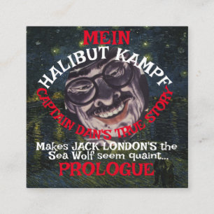 Jack London is het Zee Wolf Captain Dan Whittier A Informatiekaartje