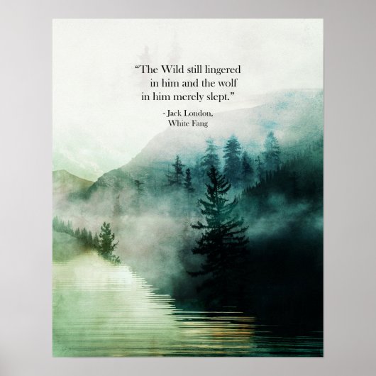 Jack London Quote Art Print (Voorkant)