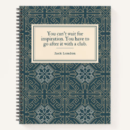 Jack London Quote Writer's Notitieboek