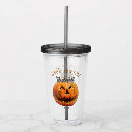 Jack Me Up tijdens Halloween Acryl Drinkbeker