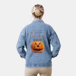 Jack Me Up tijdens Halloween Denim Jacket