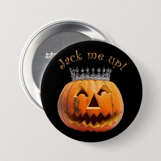 Jack Me Up tijdens Halloween Ronde Button 7,6 Cm (Voorkant /achterkant)