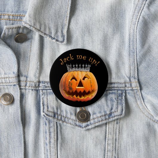 Jack Me Up tijdens Halloween Ronde Button 7,6 Cm (In situ)