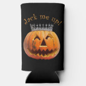 Jack Me Up tijdens Halloween Seltzer Blikjeskoeler (Achterkant)