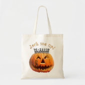 Jack Me Up tijdens Halloween Tote Bag (Voorkant)