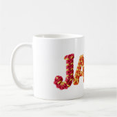 JACK Naam in Levendig Haakpatroon Koffiemok (Links)