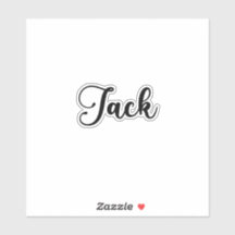 Jack Name - Handgeschreven kalligrafie