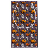 Jack-o-Ghost Paars Klein Cadeauzakje (Achterkant)