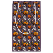 Jack-o-Ghost Paars Klein Cadeauzakje (Voorkant)