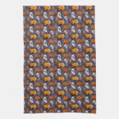 Jack-o-Ghost Paars Theedoek (Verticaal)