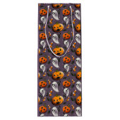 Jack-o-Ghost Paars Wijn Cadeautas (Achterkant)