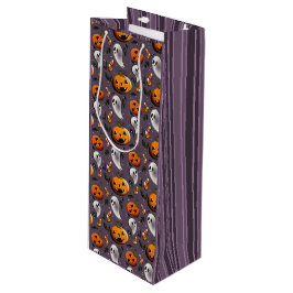 Jack-o-Ghost Paars Wijn Cadeautas