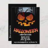 Jack O' Halloween-feest nodigt uit tot Briefkaart (Voorkant / Achterkant)