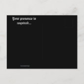 Jack O' Halloween-feest nodigt uit tot Briefkaart (Achterkant)