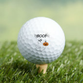 Jack-o'-lantaarn en een witte geest boek Halloween Golfballen (Insitu Shirt)