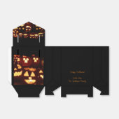Jack-O'-Lantaarn, gekerfde pompoenen Halloween Bedankdoosjes (Uitgevouwen)