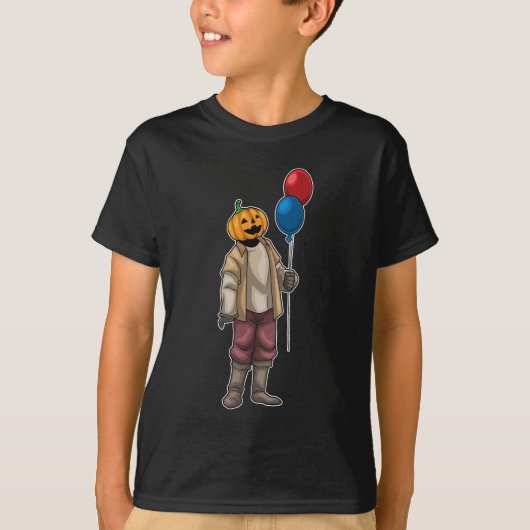 Jack O lantaarn Halloween ballonnen T-shirt (Voorkant)