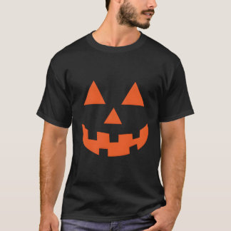 Jack-o-lantaarn Halloween pompoen gezicht truc of T-shirt