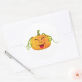 Jack-o-lantaarn Halloween Pumpkin Classic Sticker (Envelop)