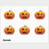 Jack-o-lantaarn Halloween Pumpkin Classic Sticker (Vel)