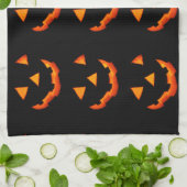 Jack-o'-Lantaarn-handdoek Theedoek (Gevouwen)