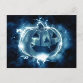 Jack-o-lantaarn in de regen briefkaart (Voorkant)