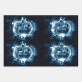 Jack-o-lantaarn in de regen inpakpapier vel (Voorkant 2)