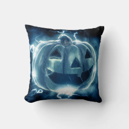 Jack-o-lantaarn in de regen kussen