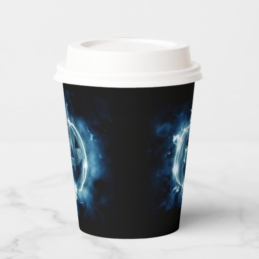 Jack-o-lantaarn in de regen papieren bekers (Links)