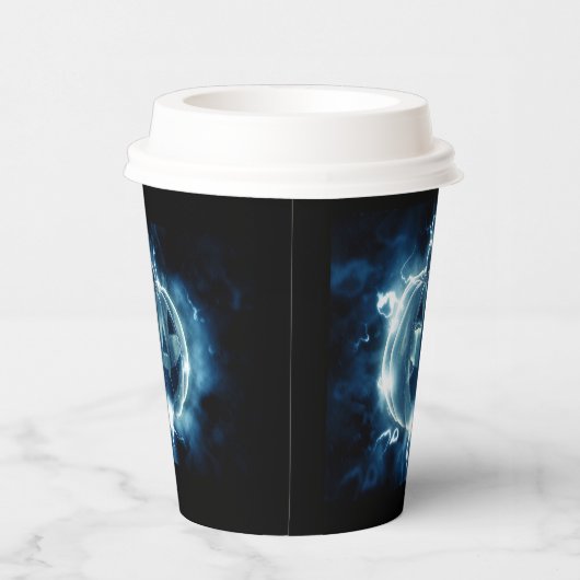 Jack-o-lantaarn in de regen papieren bekers (Rechts)