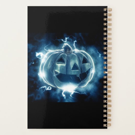 Jack-o-lantaarn in de regen planner (Achterkant)