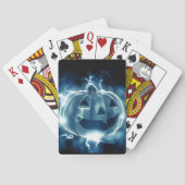 Jack-o-lantaarn in de regen pokerkaarten (Achterkant)