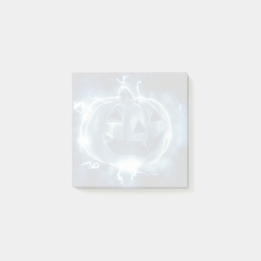 Jack-o-lantaarn in de regen post-it® notes (Voorkant)