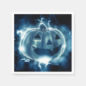 Jack-o-lantaarn in de regen servet (Voorkant)