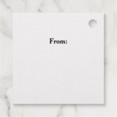 Jack-o'-lantaarn Pompoen Gestreept Bedankjes Labels (Achterkant)