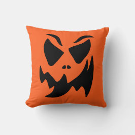 Jack O lantaarn pompoen gezicht Sierkussen