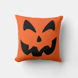 Jack O lantaarn pompoen gezicht Sierkussen