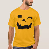 Jack O lantaarn pompoen gezicht Sinaasappel Hallow T-shirt (Voorkant)