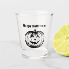 Jack-o'-lantaarn Pompoen Shot Glas