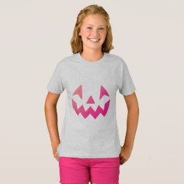 Jack-o-lantaarn pompoengezicht t-shirt
