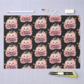 Jack-O' lantaarn Sinaasappel bladeren zwart Hallow Tissuepapier (Craft)