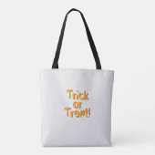 Jack-o'-lantaarn Trick or treat Tas (Achterkant)