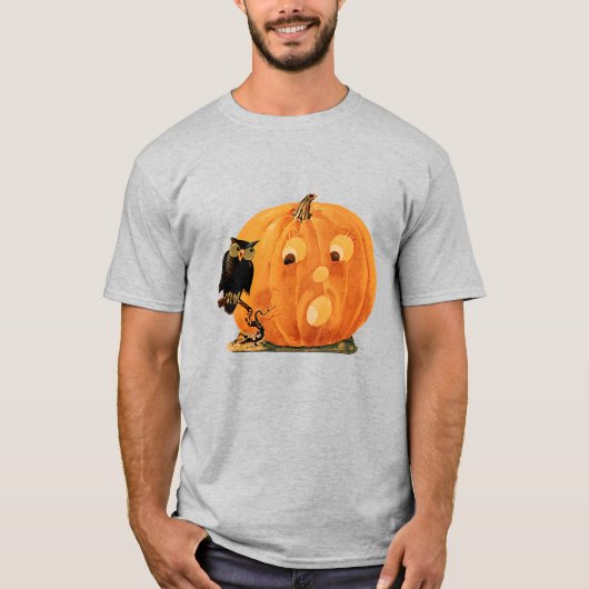  Jack O lantaarn & Uil T-shirt (Voorkant)