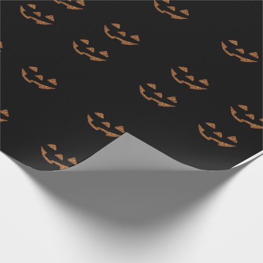 Jack-o'-lantaarns Cadeaupapier (Hoek)