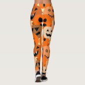 Jack-o-Lantaarns Leggings (Achterkant)