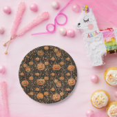 Jack-o-lantaarns op de wijnstok papieren bordje (Feest)