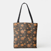 Jack-o-lantaarns op de wijnstok tote bag (Achterkant)