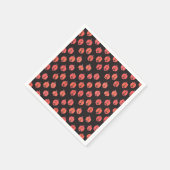 Jack-o-Lantaarns op zwart Servet (Hoek)