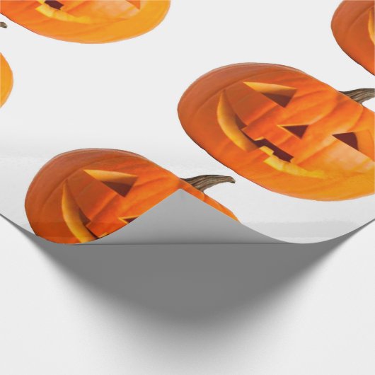 Jack-O-Lantaarns papier voor het ompakken (Hoek)